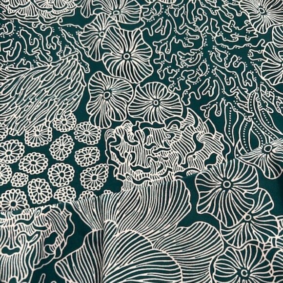 Tommy Bahama Golf Ruffle Skort Skirt Tropical Ocean Print Tennis Pickleball XL - Picture 3 of 5